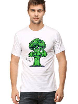 Broccoli Cotton Men T-shirt