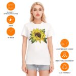 All-Over Print Women's Round Neck T-Shirt | 190GSM Cotton